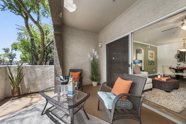 balcony at Stonebridge Ranch Apartments