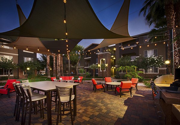 grill area at Stonebridge Ranch Apartments