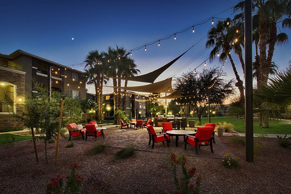 grill area at Stonebridge Ranch Apartments