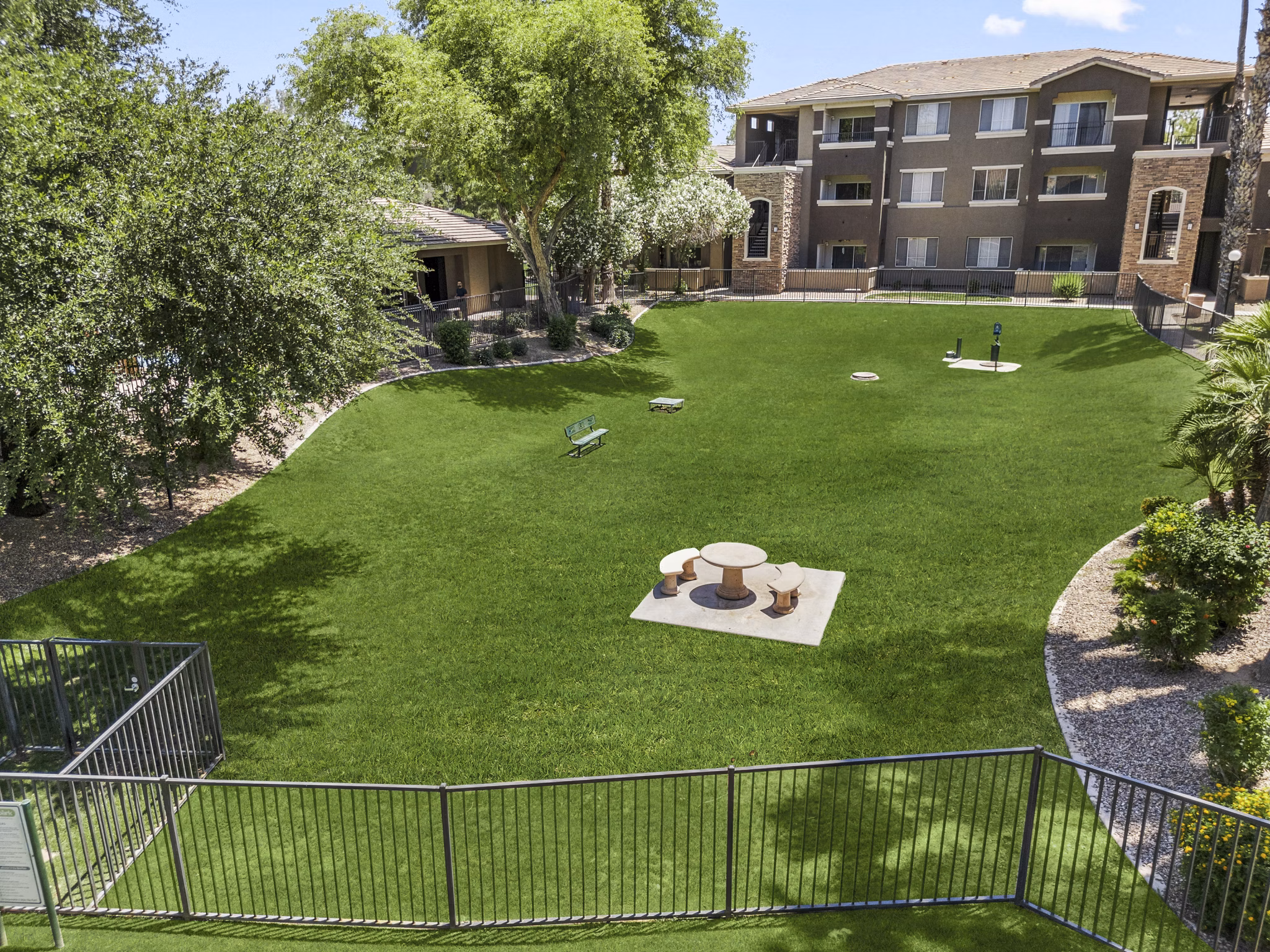 dog park at Stonebridge Ranch Apartments