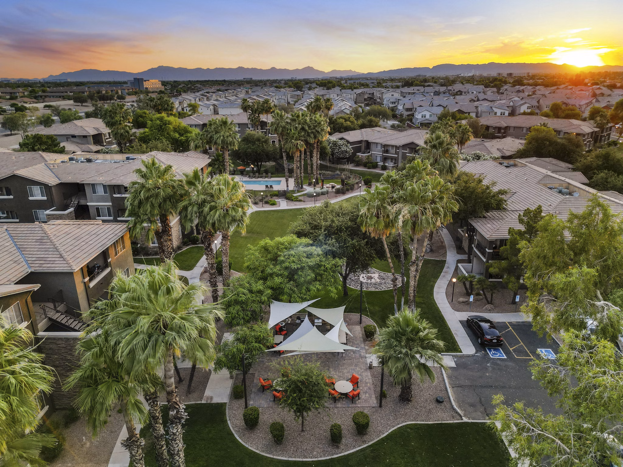 view at Stonebridge Ranch Apartments