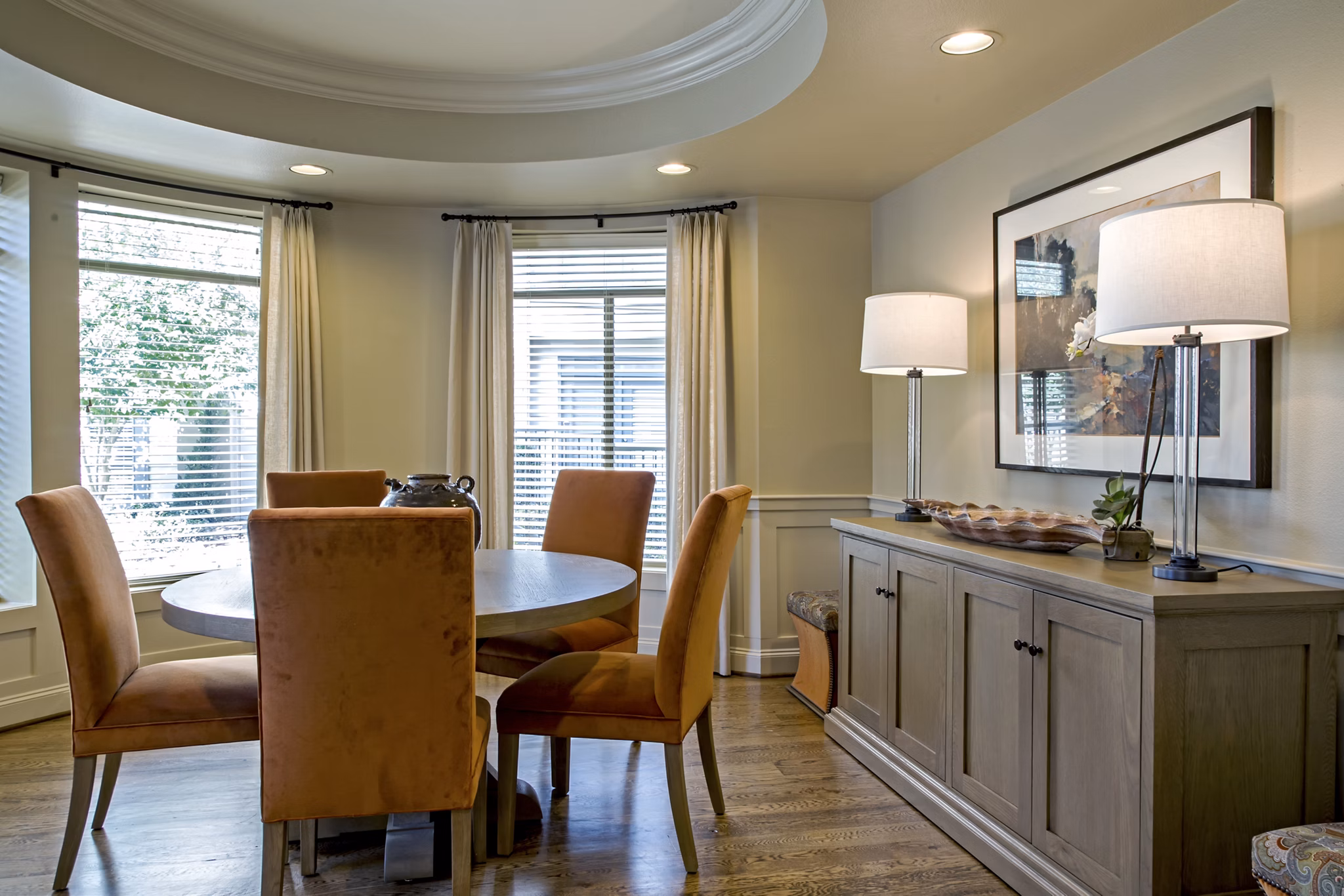 Clubhouse with modern design and inviting seating at Boardwalk at Town Center Apartments, ideal for community gatherings and events