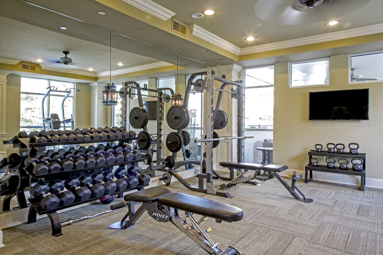Gym at Boardwalk At Town Center Apartments (2 of 3)