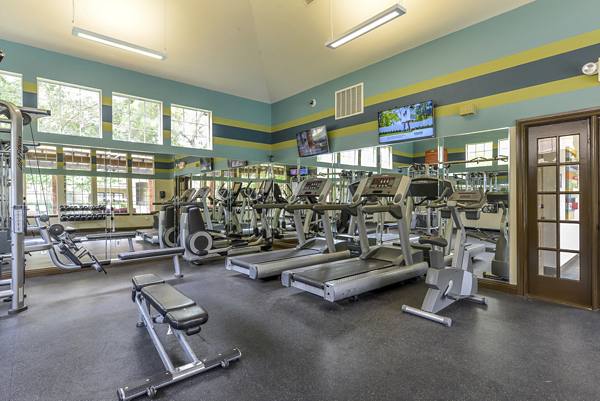 Fitness room at The Villages of Briar Forest