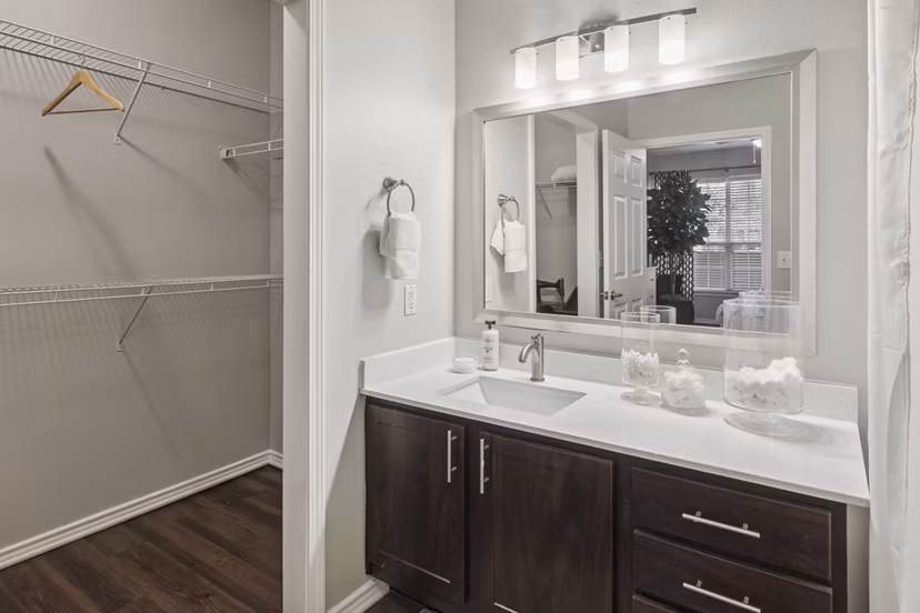 bathroom at The Preserve at Travis Creek Apartments 