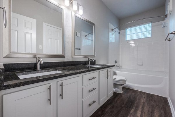 bathroom at The Preserve at Travis Creek Apartments 