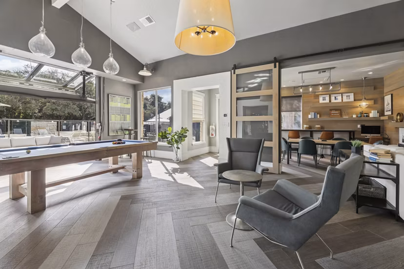 clubhouse at The Preserve at Travis Creek Apartments 