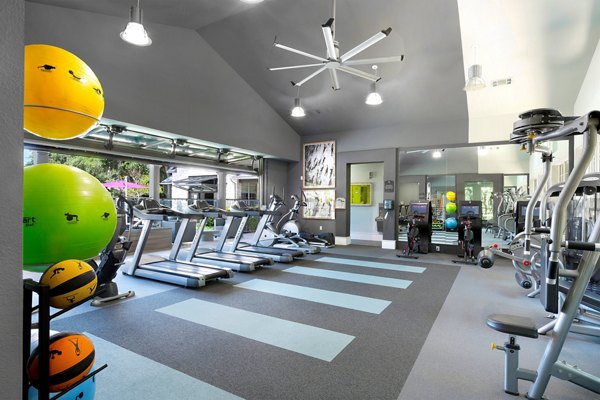 fitness center at The Preserve at Travis Creek Apartments