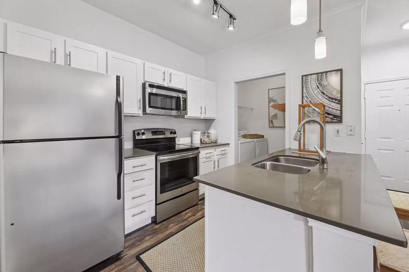 kitchen at The Preserve at Travis Creek Apartments 