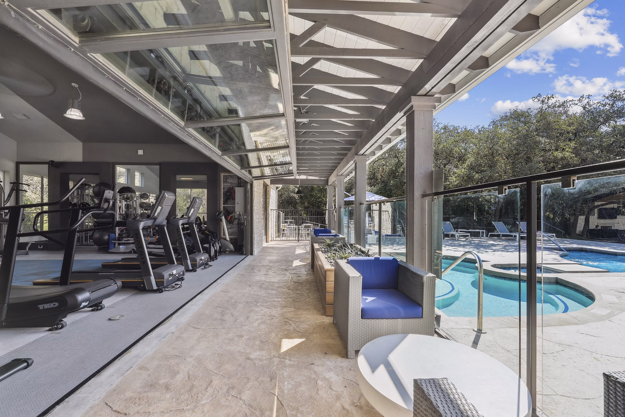 pool at The Preserve at Travis Creek Apartments 