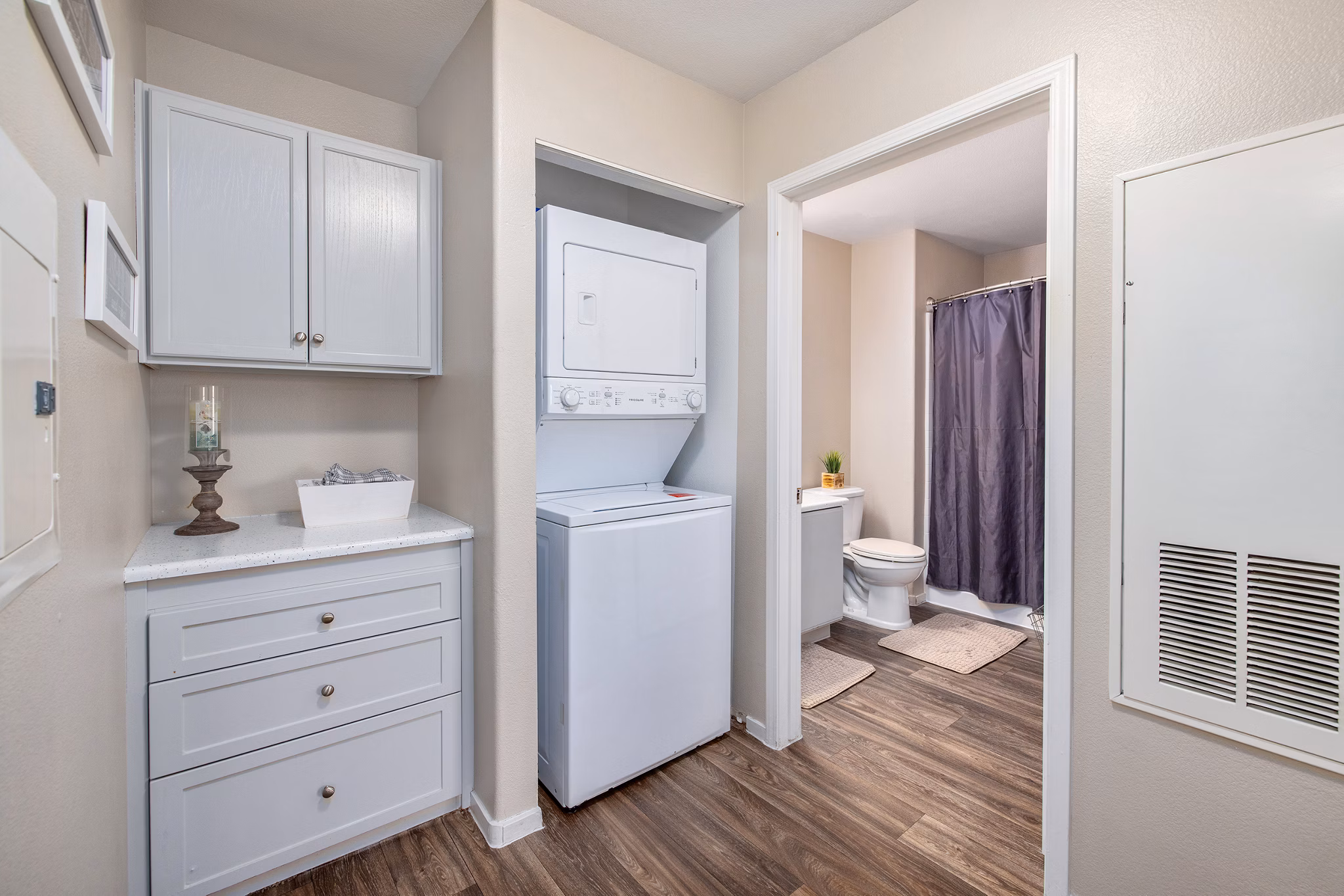 laundry room at Destinations Alexander Apartments