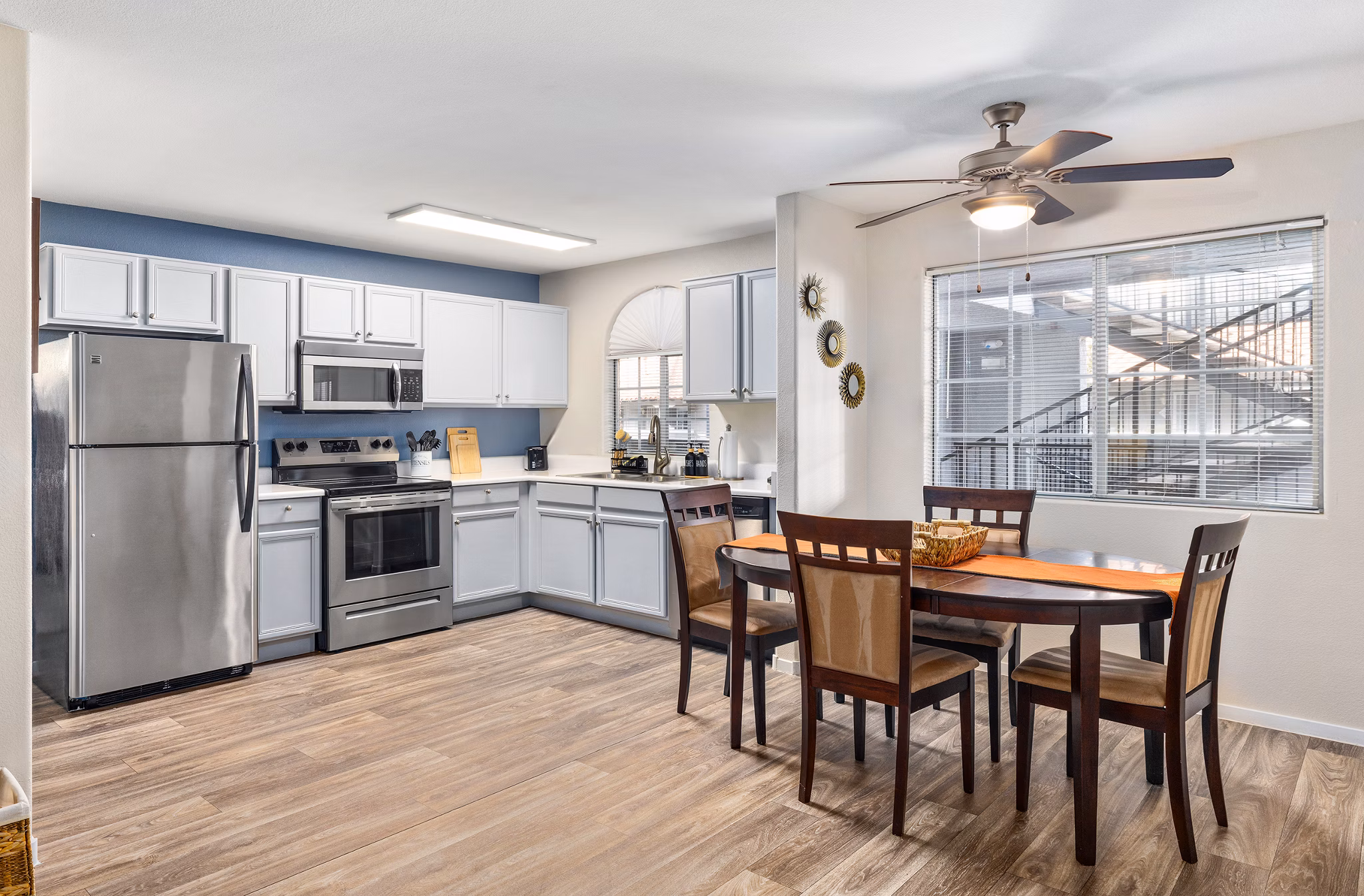 dining room at Destination Pebble - TRS Apartments 