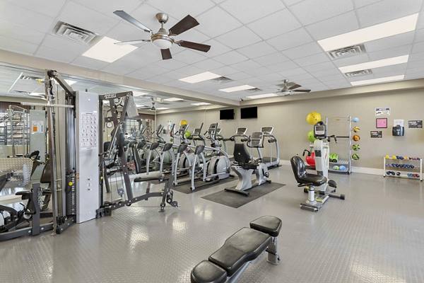 fitness center at Destinations Pebble Apartments