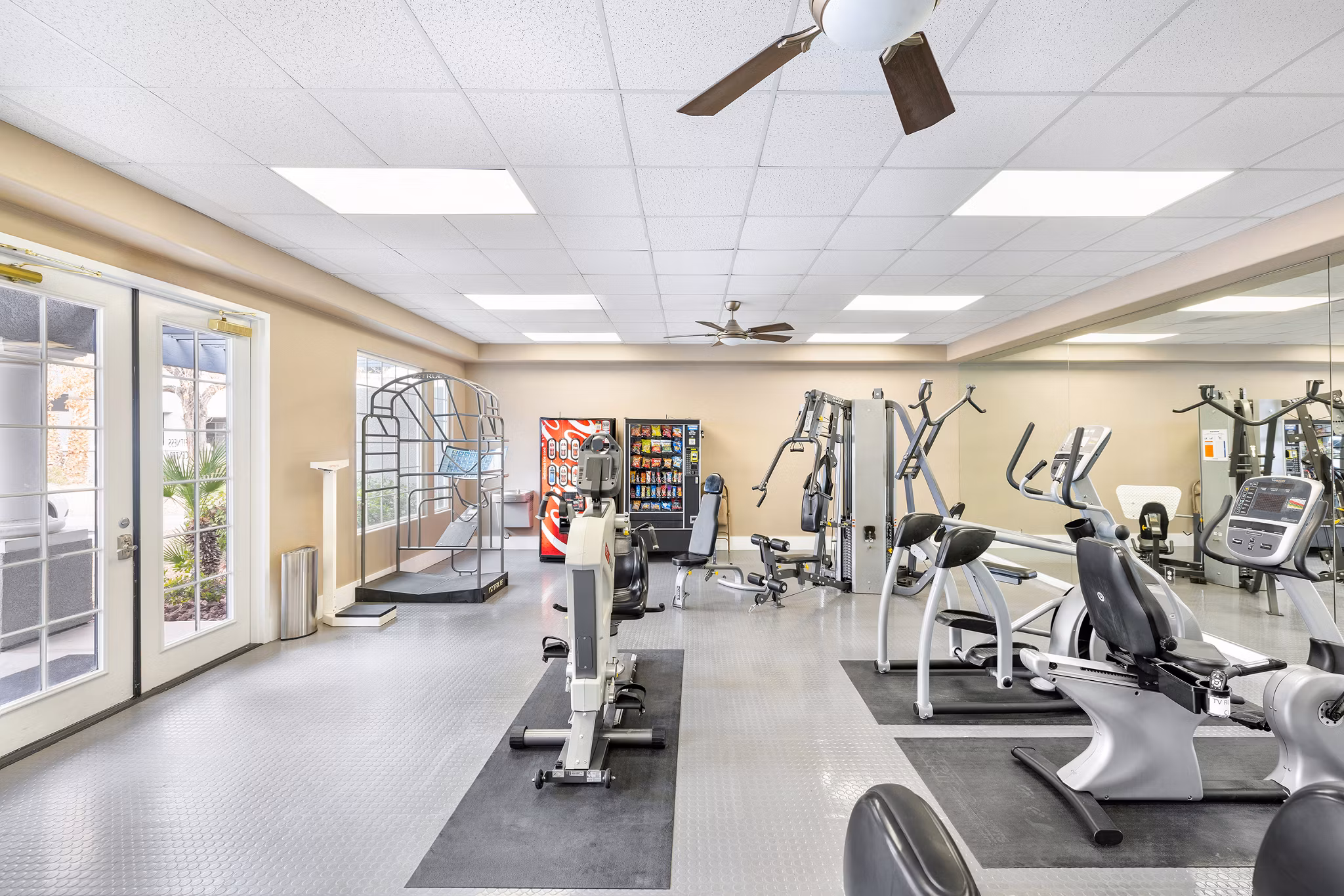 fitness center at Destination Pebble - TRS Apartments