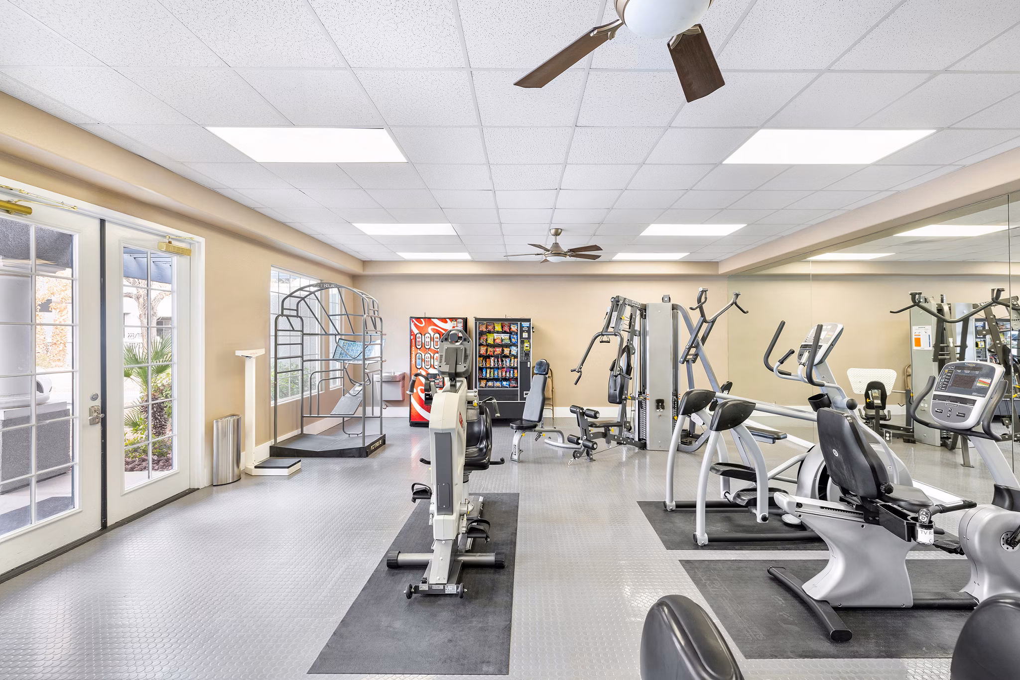 fitness center at Destination Pebble - TRS Apartments