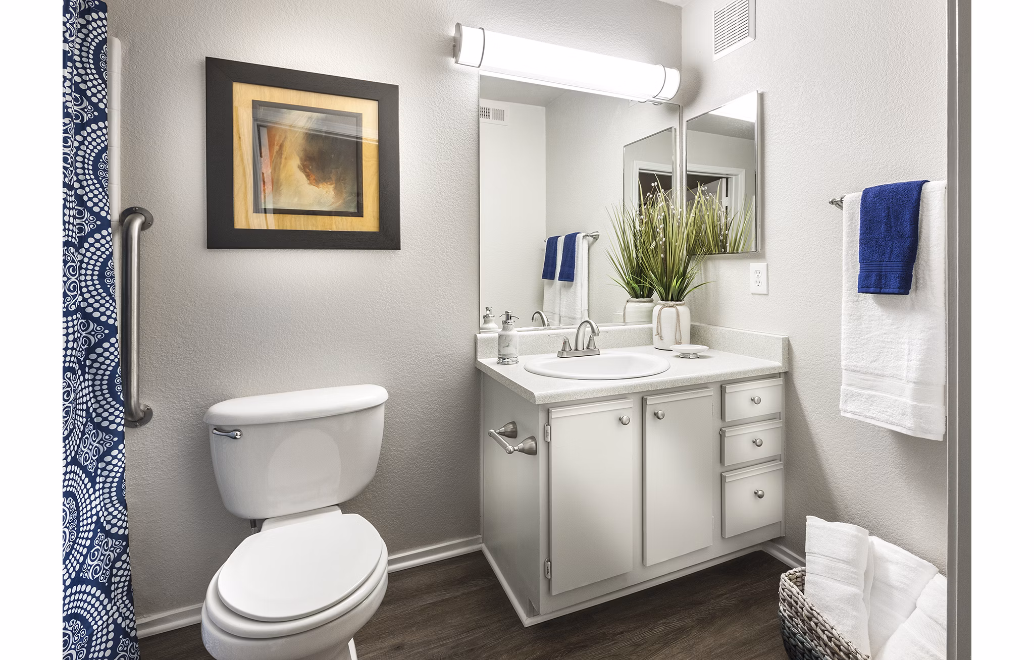 bathroom at Destinations Pueblo Apartment Homes                                             
                                                      