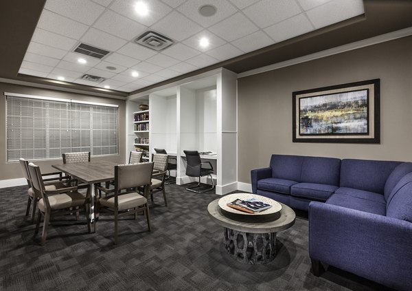Clubhouse with modern amenities at Destinations Pueblo Apartment Homes