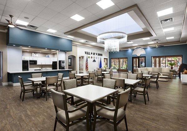Clubhouse with modern amenities at Destinations Spring Valley Apartment Homes