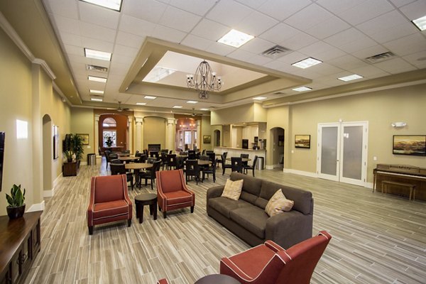 Stylish clubhouse featuring modern decor at Destinations Spring Valley Apartments