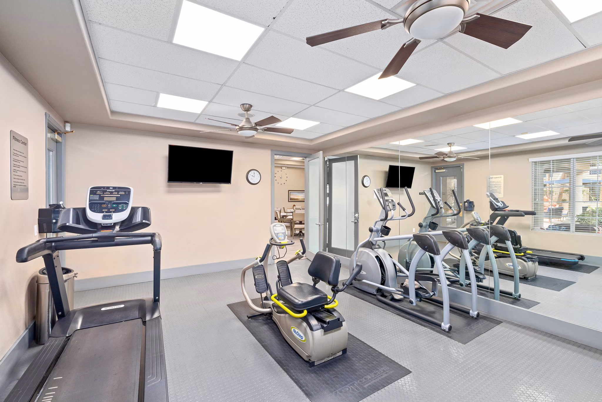 fitness center at Destinations Spring Valley Apartments 