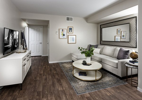 living room at Destinations Spring Valley Apartment Homes                                                                            