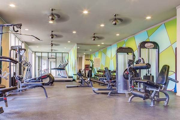 fitness center at Upper Kirby Apartments
