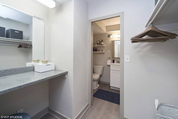 bathroom at Archer Tower Apartments