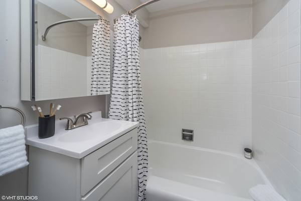 bathroom at Archer Tower Apartments
