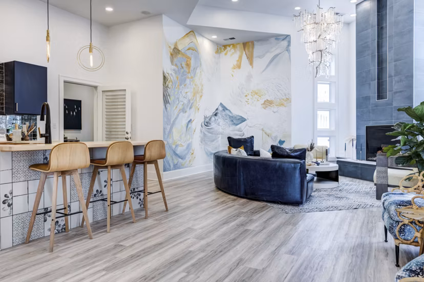Clubhouse with modern amenities at Avana Lake Norman Apartments, offering luxury living experiences near Lake Norman