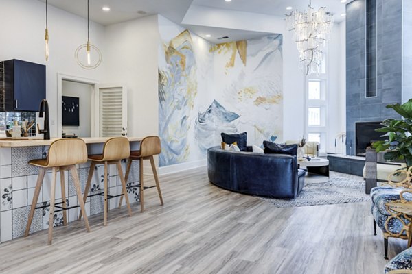 Clubhouse with modern amenities at Avana Lake Norman Apartments, offering luxury living experiences near Lake Norman
