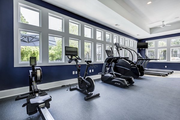 fitness center at Avana Lake Norman Apartments