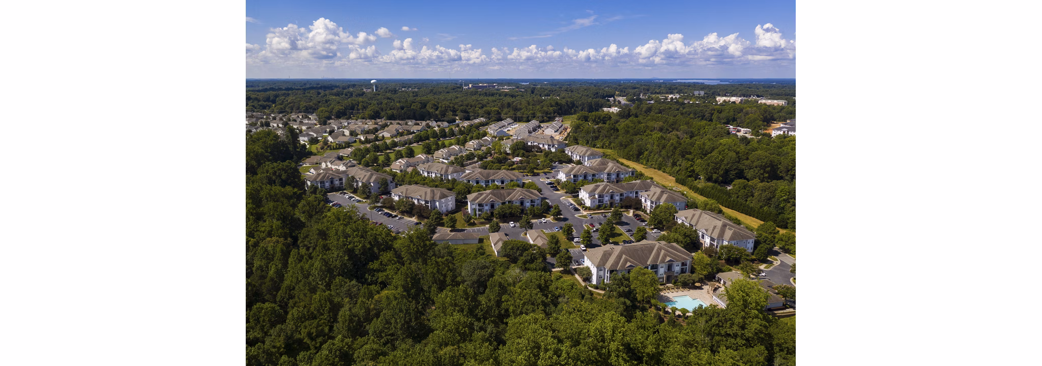 Avana Lake Norman: Scenic lakeside view from luxury apartments in Mooresville