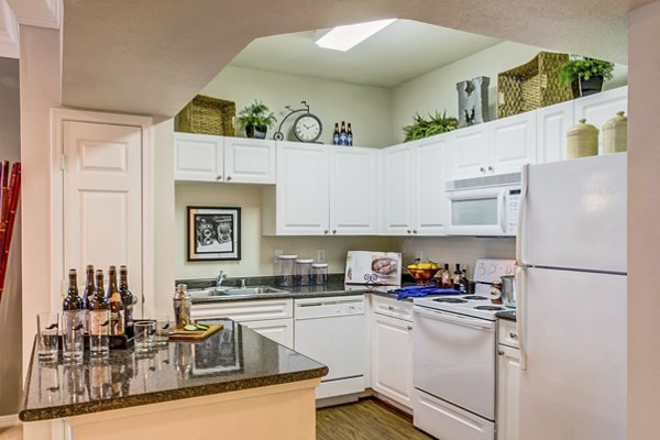 kitchen at Estates at Memorial Heights Apartments