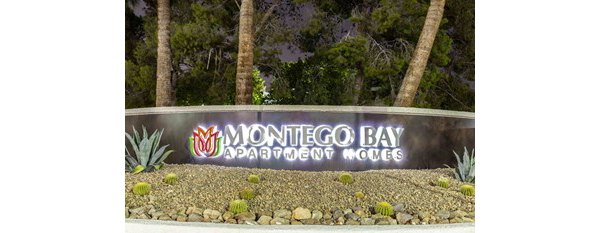 signage at Montego Bay Apartments