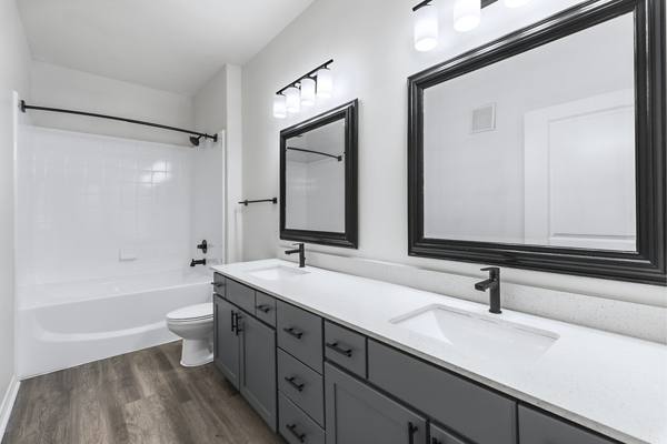 bathroom at Villas at Stone Oak Ranch Apartments