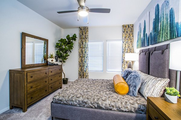 bedroom at Colton Apartments