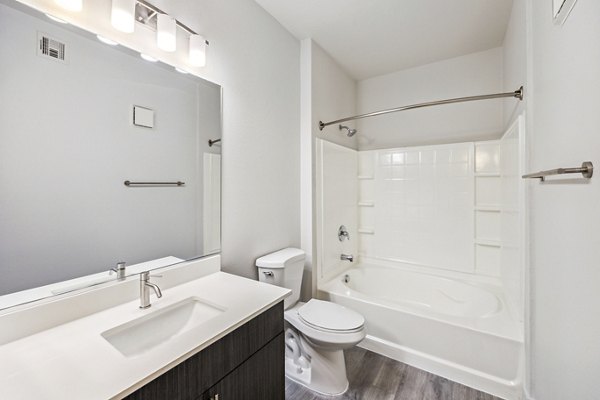 bathroom at Colton Apartments