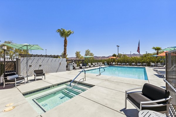 pool at Colton Apartments