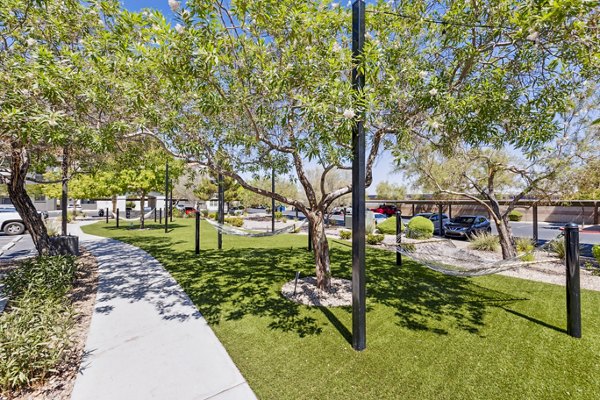 hammock area at Colton Apartments