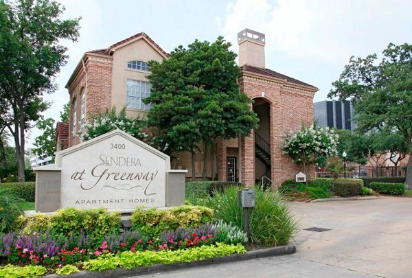 signage at Sendera at Greenway Apartments