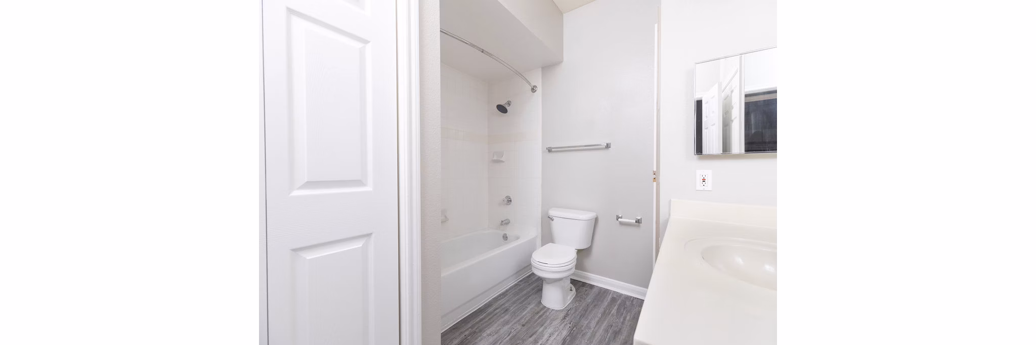 Bathroom at Plaza at River Oaks Apartments