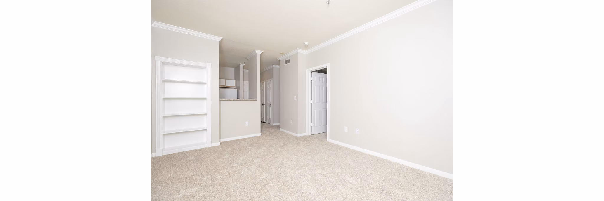 Living Room at Plaza at River Oaks Apartments