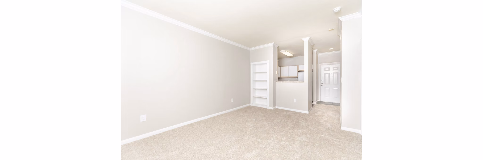 Living Room at Plaza at River Oaks Apartments