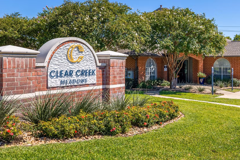 building/exterior at Clear Creek Meadows Apartments