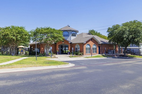 Clear Creek Meadows: Elegant view of luxury apartments in a serene neighborhood
