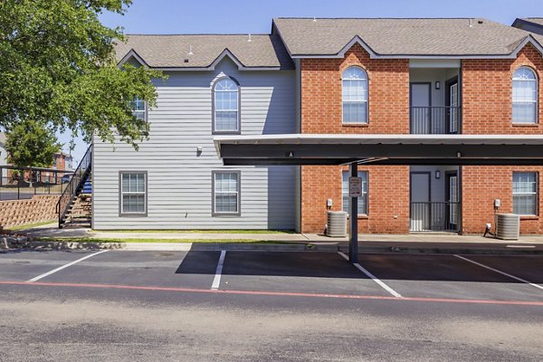 Clear Creek Meadows: Elegant of luxury apartments surrounded by lush landscaping in a serene suburban setting