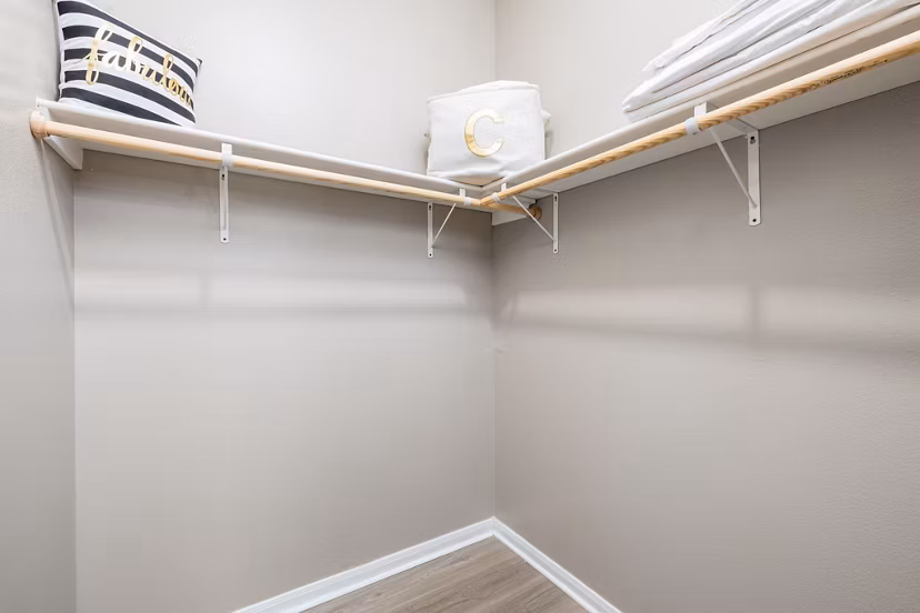 Closet at Clear Creek Meadows Apartments