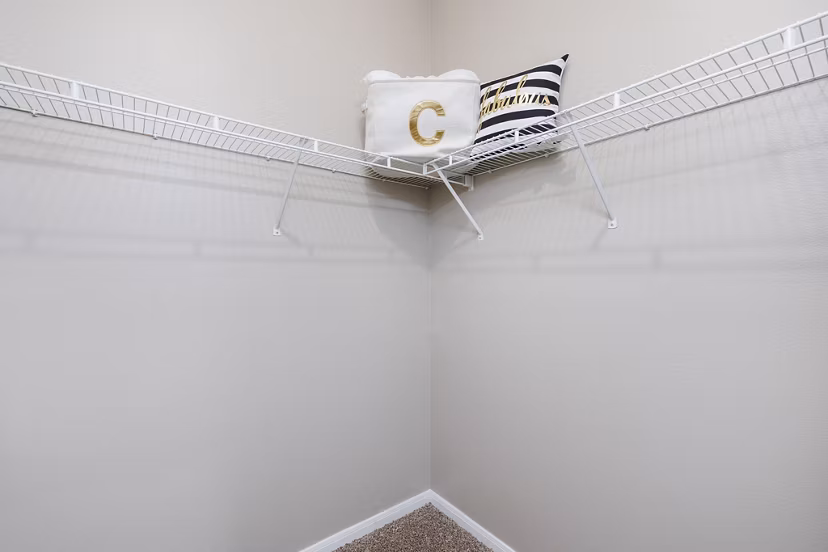 Closet at Clear Creek Meadows Apartments