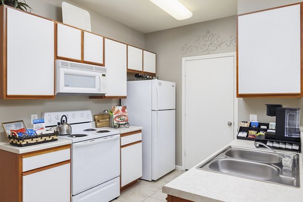 kitchen at Clear Creek Meadows Apartments