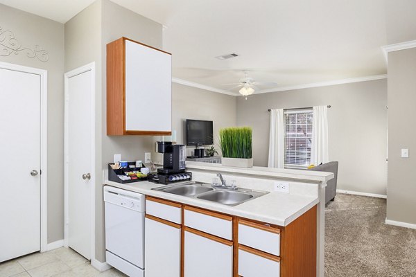 kitchen at Clear Creek Meadows Apartments
